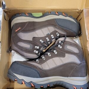 Hi-Tec Dark Brown and Gray Men's Boots